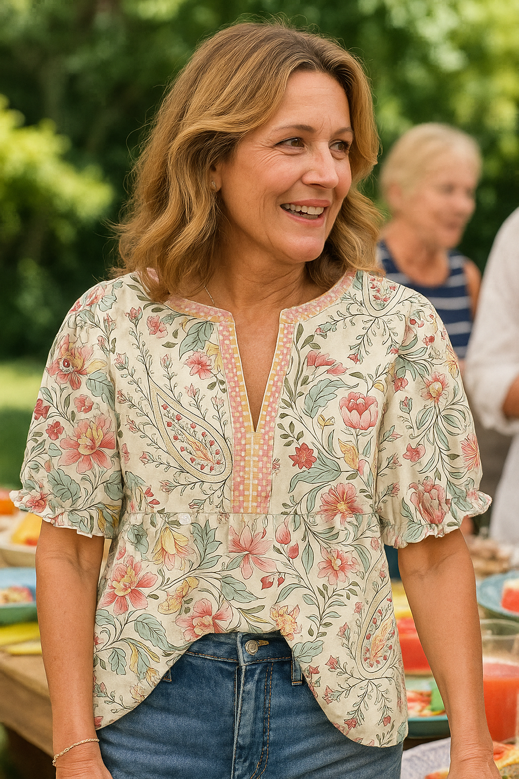 Nayra | Vintage Bloom Blouse