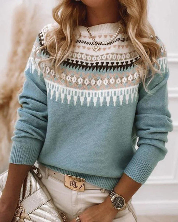 Corinne | Colorful Sweaters with Print