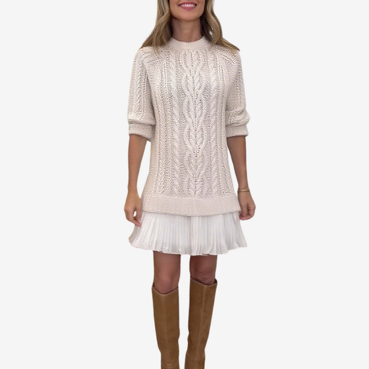 Gaëlle™ Knitted Sweater Dress
