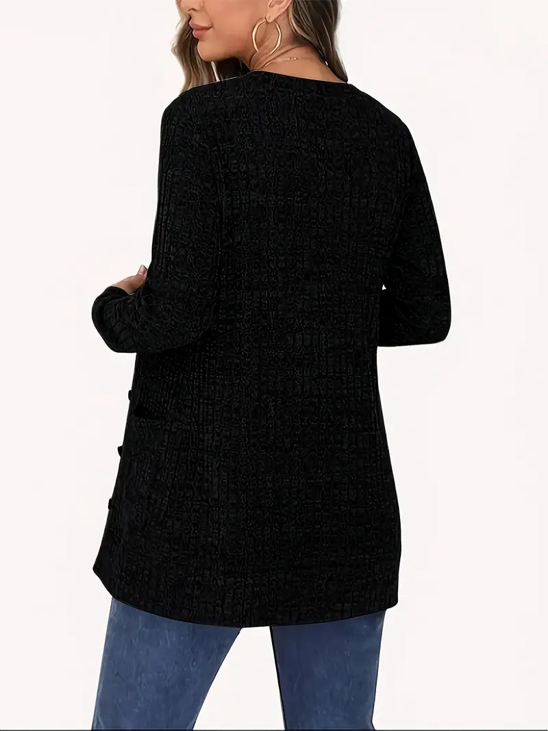 Nalvi – Cozy Long Sleeve Winter Sweater