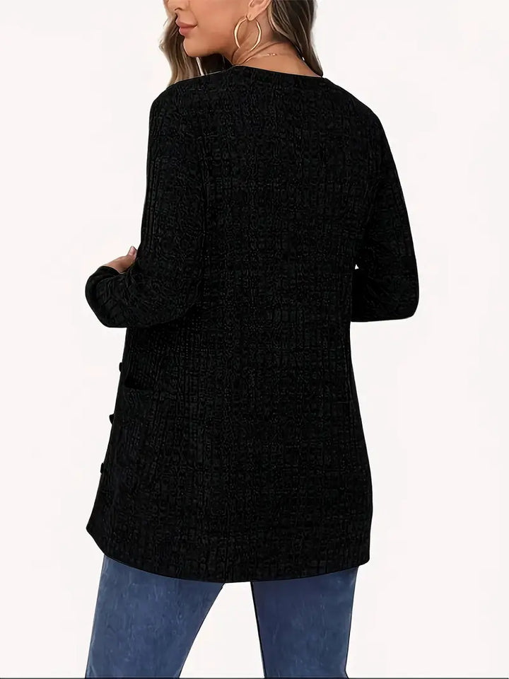Nalvi – Cozy Long Sleeve Winter Sweater