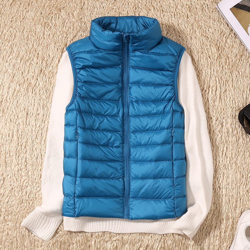 Galora - New Vest with White Duck Feathers