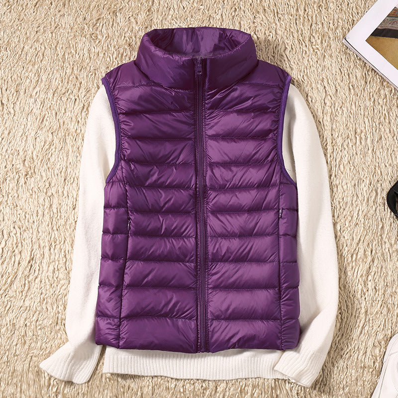 Galora - New Vest with White Duck Feathers