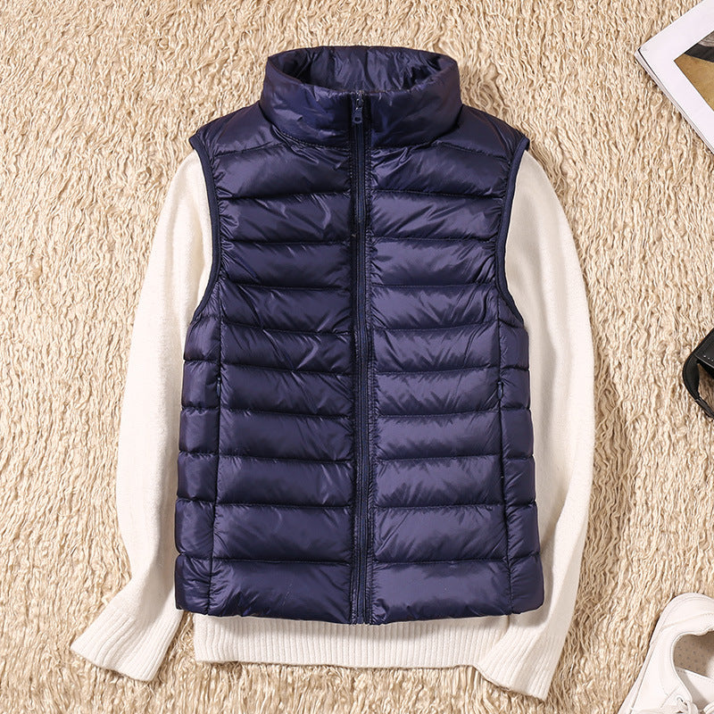 Galora - New Vest with White Duck Feathers