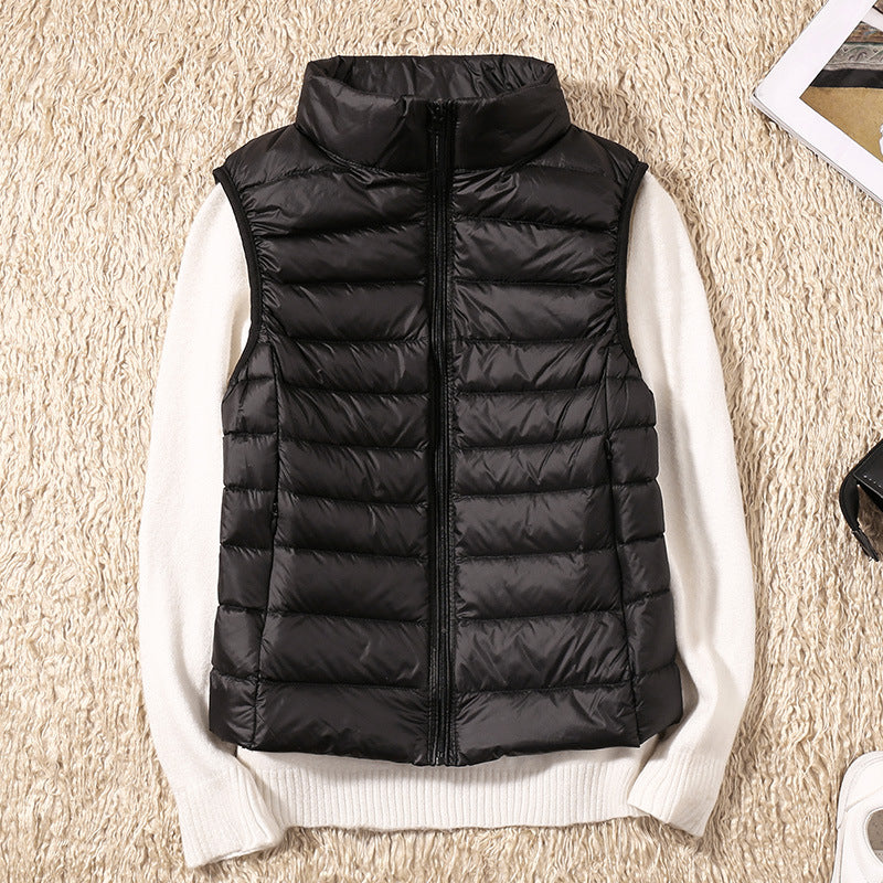 Galora - New Vest with White Duck Feathers