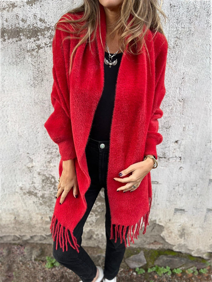 Zara™ - Stylish Autumn Coat with Scarf