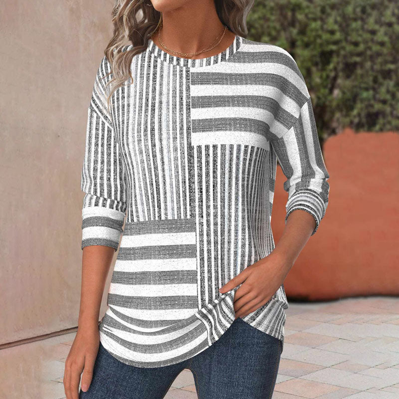 Karensa – Breathable Striped Blouse