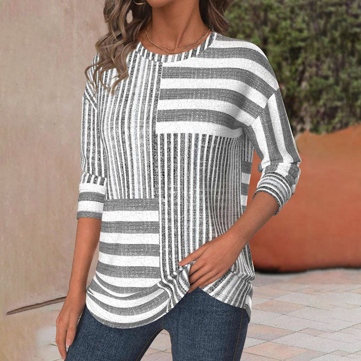 Karensa – Breathable Striped Blouse