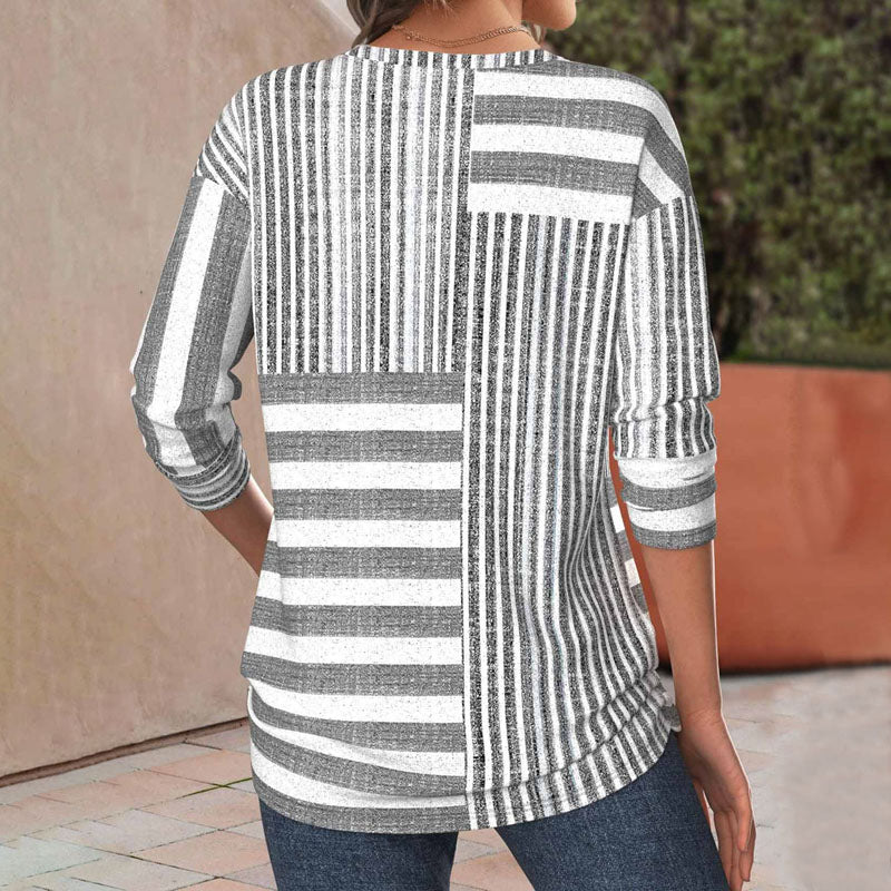 Karensa – Breathable Striped Blouse