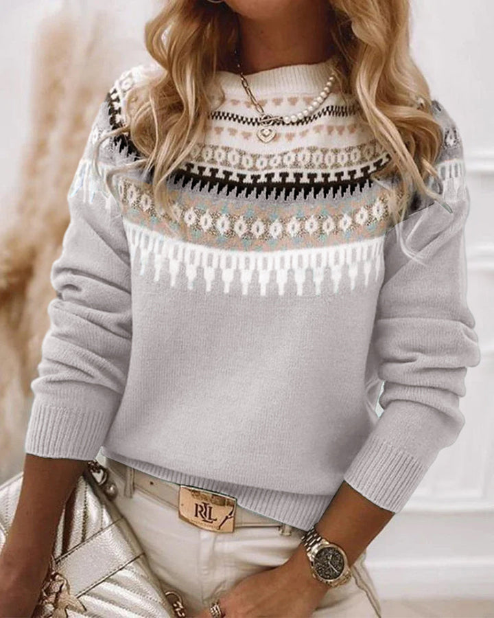 Corinne | Colorful Sweaters with Print