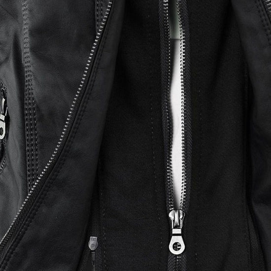 Lisa | Weatherproof Women's Leather Jacket with Hood
