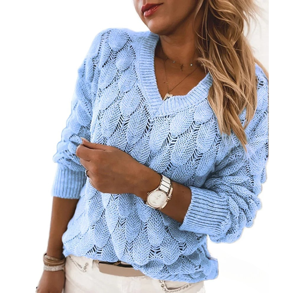 Lena | Sweater with V-neck