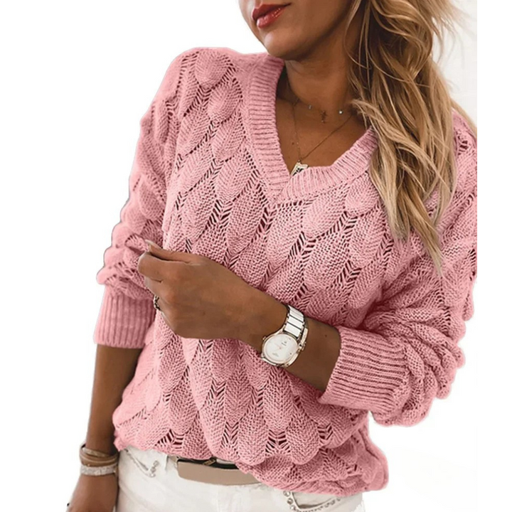 Lena | Sweater with V-neck
