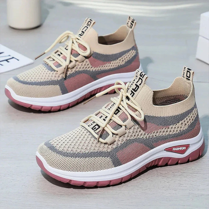 Selina | Breathable Lace-Up Shoes – Ideal for Walking and Running