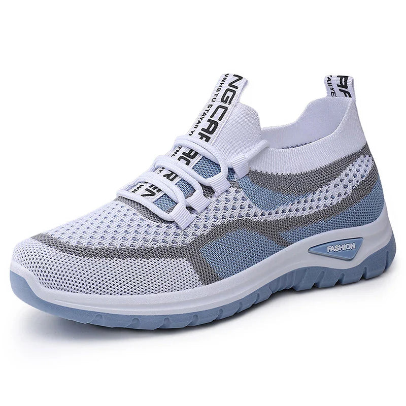 Selina | Breathable Lace-Up Shoes – Ideal for Walking and Running