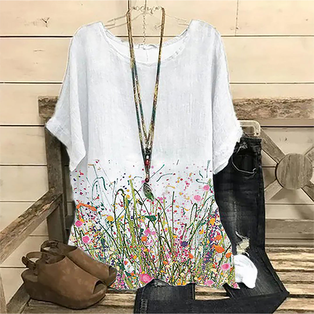 Summer Breeze Floral Blouse