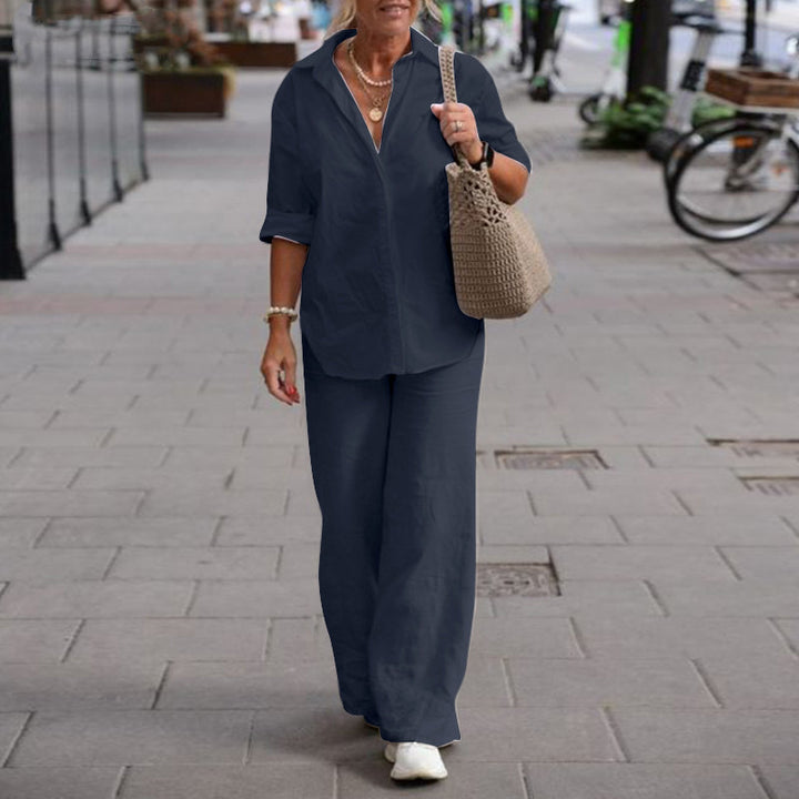 The Relaxed Shirt & Trousers Two-Piece Set