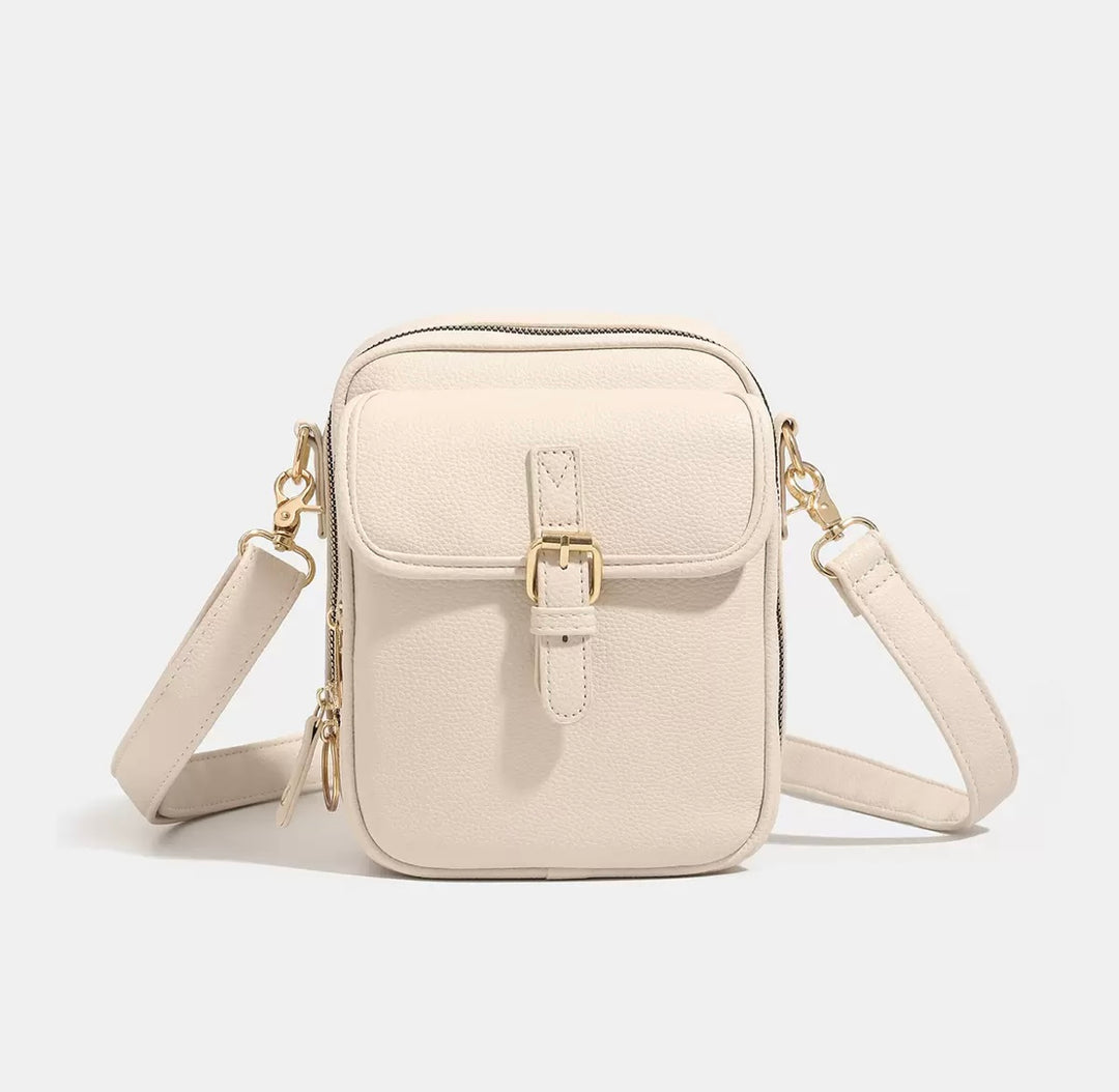 THE MAELYS | RFID-PROTECTED CLASSIC LEATHER CROSSBODY