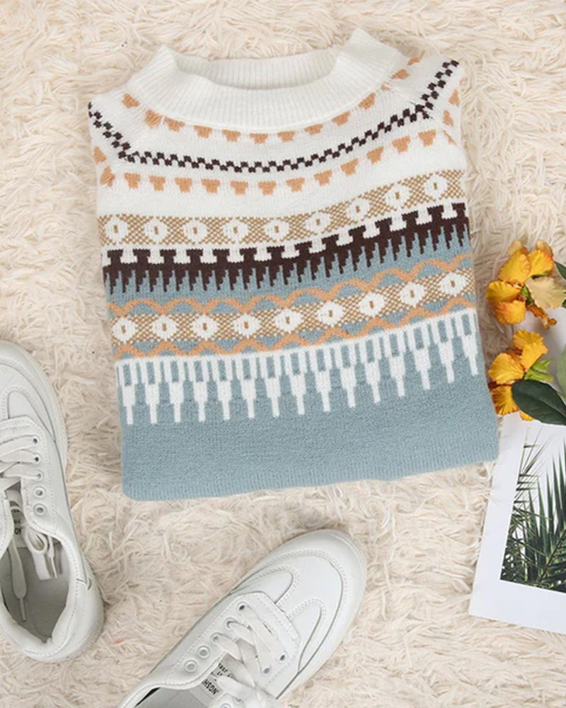Corinne | Colorful Sweaters with Print