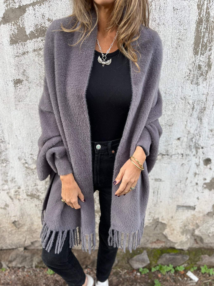 Zara™ - Stylish Autumn Coat with Scarf