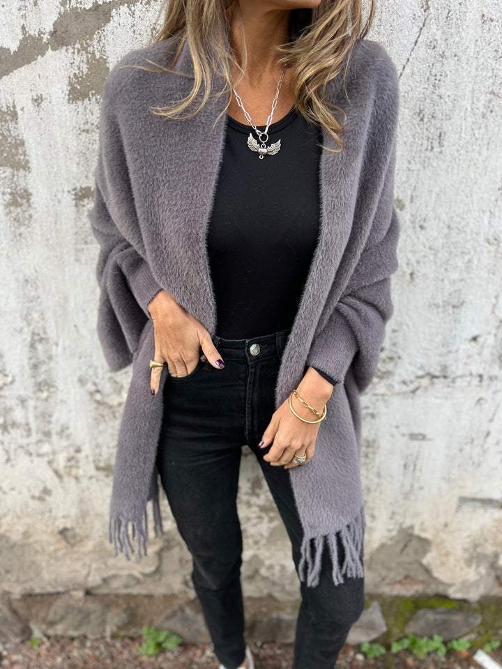 Zara™ - Stylish Autumn Coat with Scarf