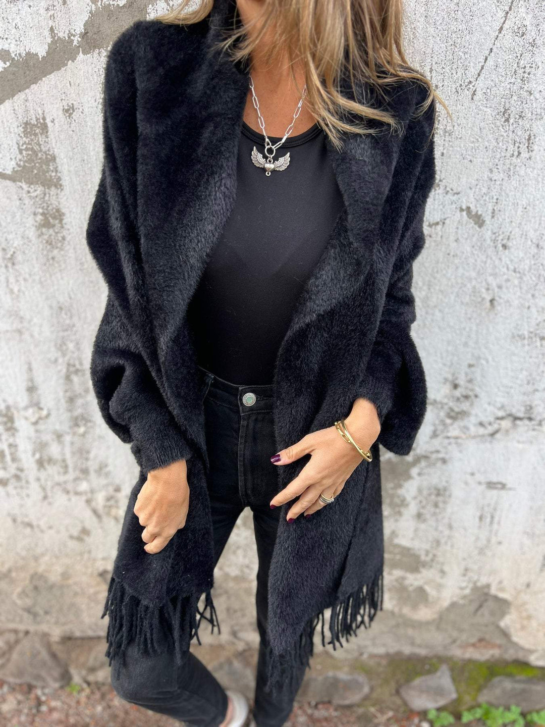 Zara™ - Stylish Autumn Coat with Scarf