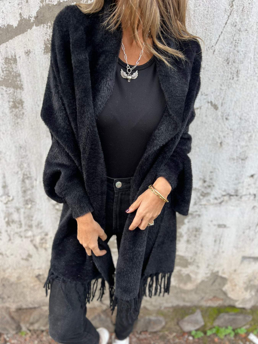 Zara™ - Stylish Autumn Coat with Scarf